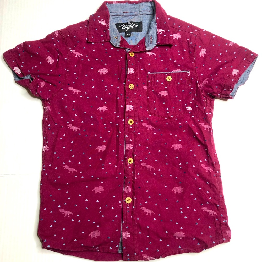 Dinosaur Button Down